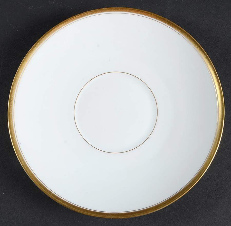 1133 (Gold & White) Saucer for Cream Soup Bowl by Rosenthal - Continental-1