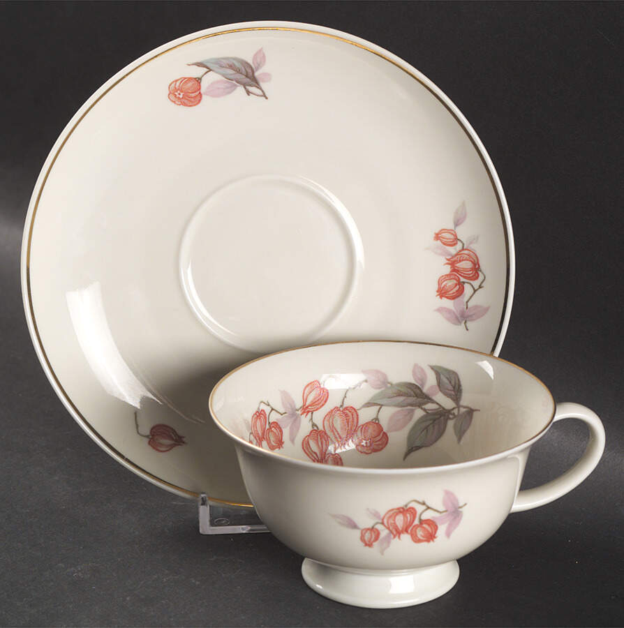 1378 Footed Cup & Saucer Set by Rosenthal - Continental-1