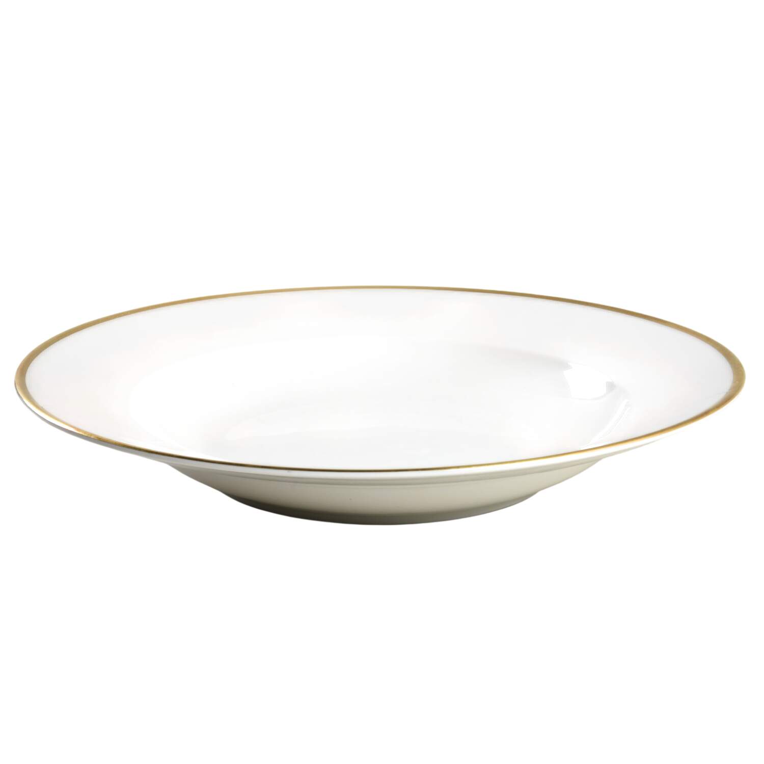 1473 (Aida, White) Large Rim Soup Bowl by Rosenthal - Continental-1
