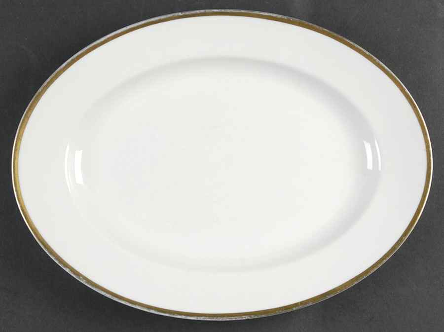 1473 (Aida, White) 11" Oval Serving Platter by Rosenthal - Continental-1