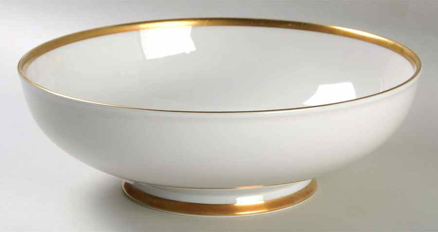 1473 (Aida, White) 9" Round Vegetable Bowl by Rosenthal - Continental-1