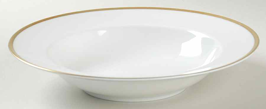1473 (Aida, White) Rim Soup Bowl by Rosenthal - Continental-1
