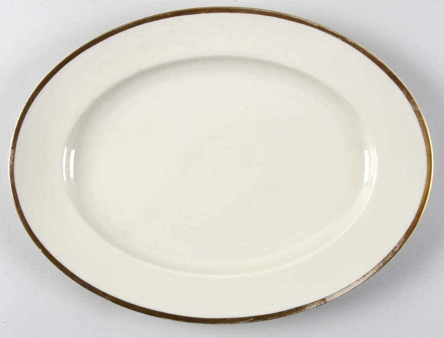 1473 (Aida, Cream) 12" Oval Serving Platter by Rosenthal - Continental-1