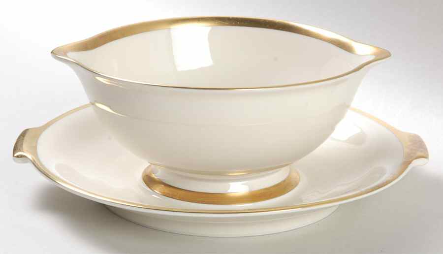 1473 (Aida, Cream) Gravy Boat with Attached Underplate by Rosenthal - Continental-1