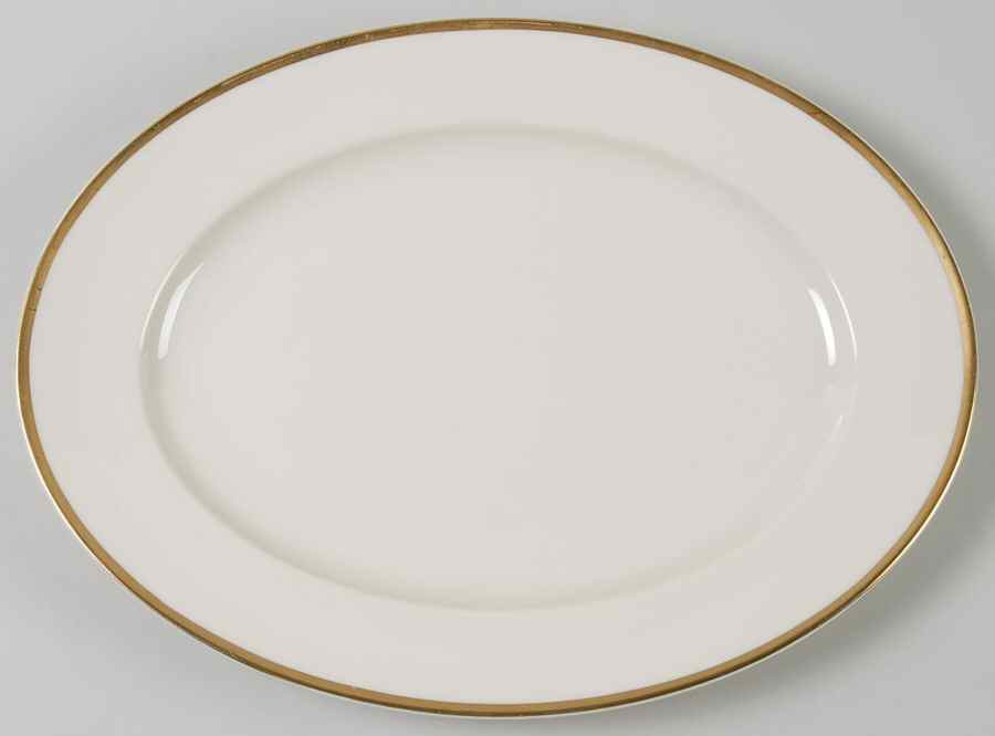 1473 (Aida, Cream) 13" Oval Serving Platter by Rosenthal - Continental-1