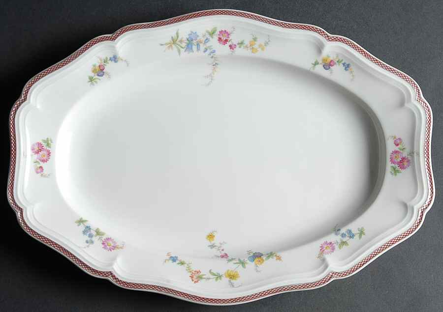 2442 13" Oval Serving Platter by Rosenthal - Continental-1