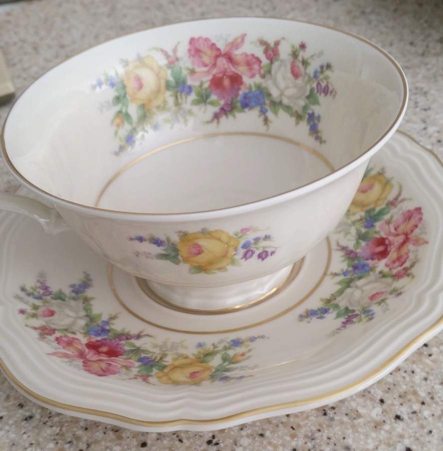 2526 Footed Cup & Saucer Set by Rosenthal - Continental-1