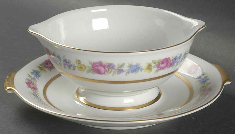 2625 Gravy Boat with Attached Underplate by Rosenthal - Continental-1