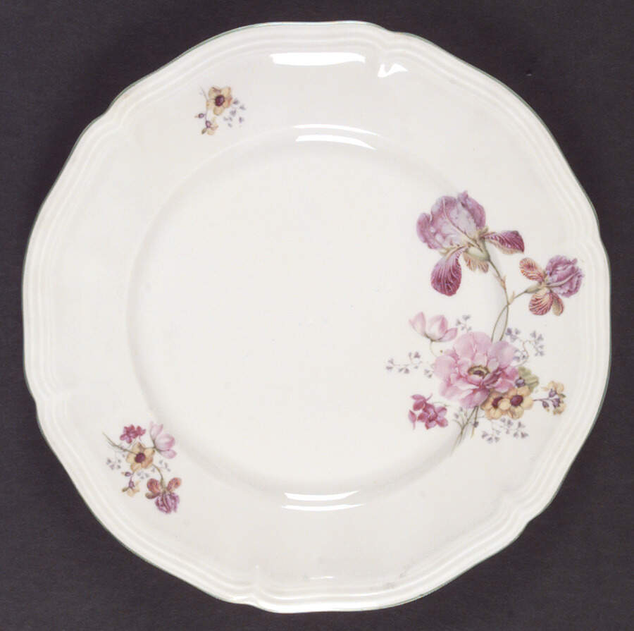 2664 (Chippendale, Cream, Green Trim) Dinner Plate by Rosenthal - Continental-1