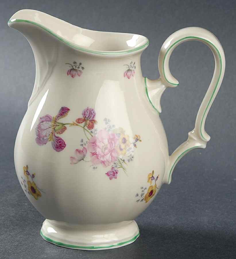 2664 (Chippendale, Cream, Green Trim) Creamer by Rosenthal - Continental-1