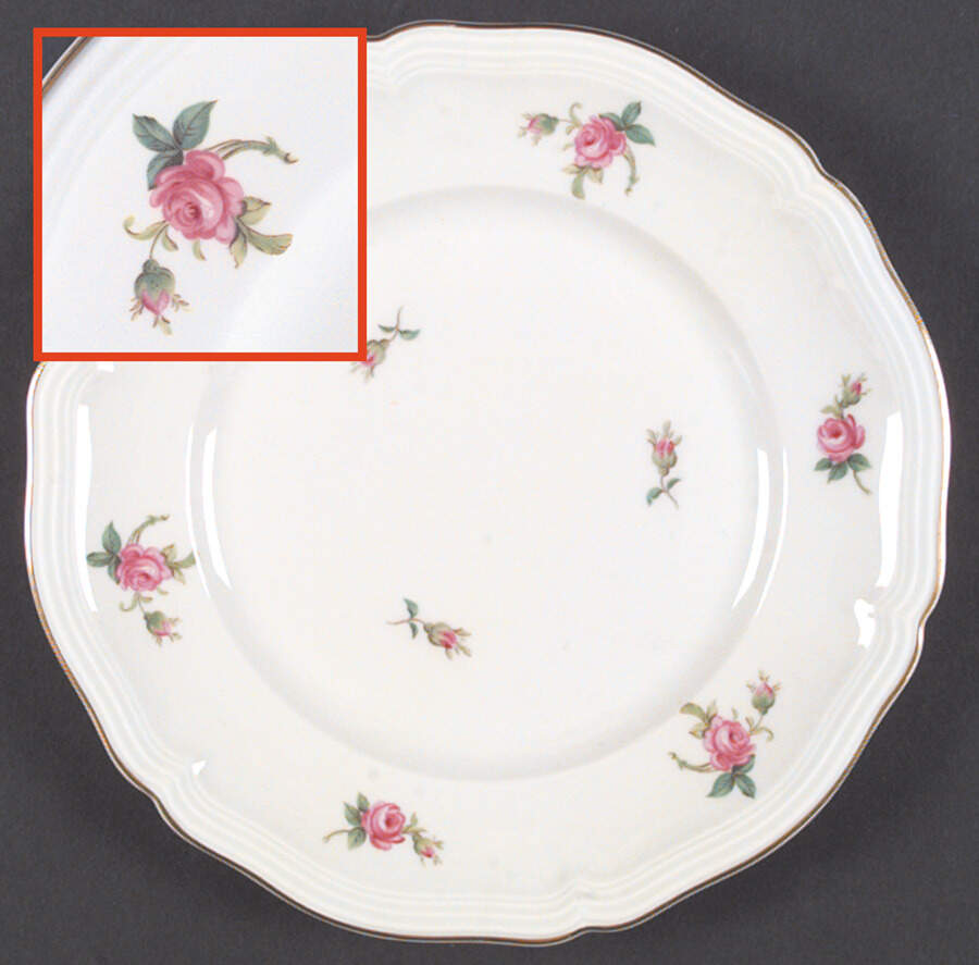 2820 (Chippendale, Gold Trim) Dinner Plate by Rosenthal - Continental-1