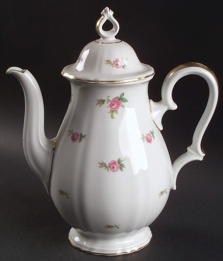 2820 (Chippendale, Gold Trim) Coffee Pot & Lid by Rosenthal - Continental-1