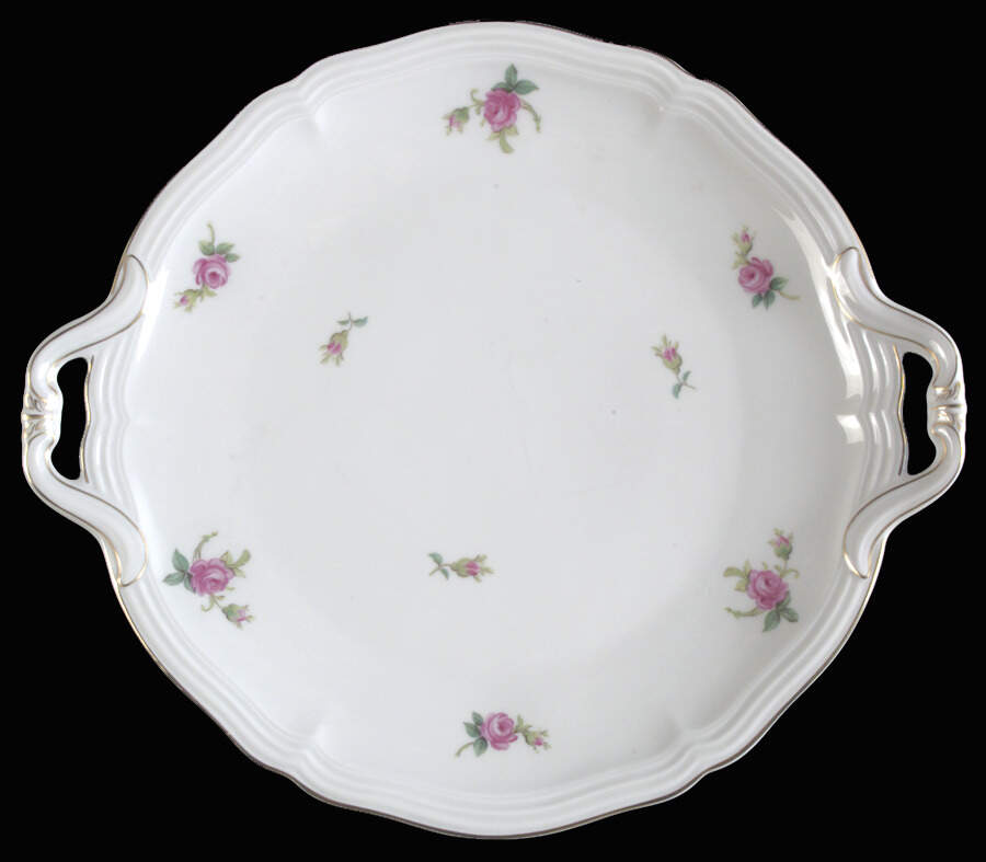 2820 (Chippendale, Gold Trim) Handled Cake Plate by Rosenthal - Continental-1