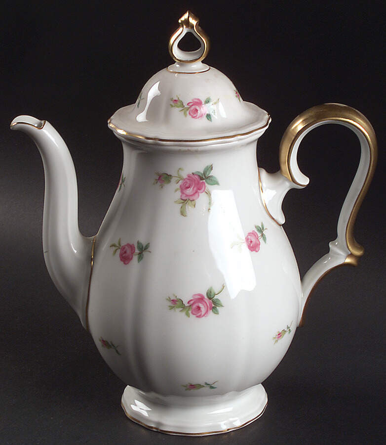 2820 (Chippendale, Gold Trim) Teapot & Lid by Rosenthal - Continental-1