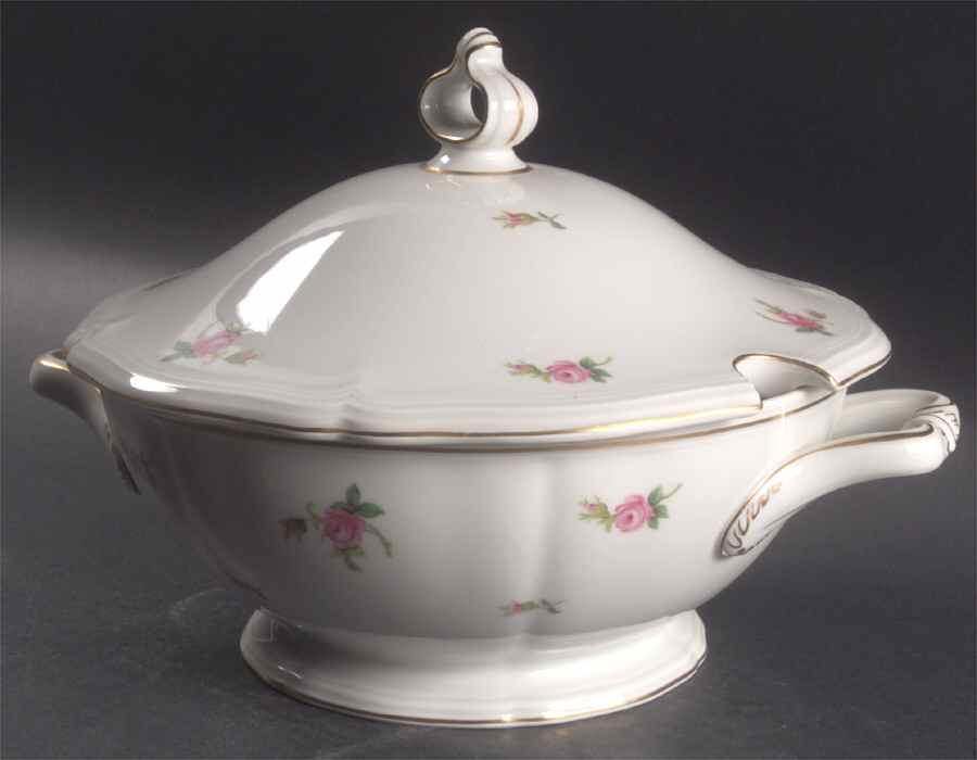 2820 (Chippendale, Gold Trim) Tureen &  Lid by Rosenthal - Continental-1