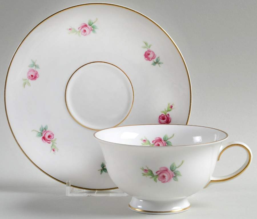 2820 (Aida) Footed Cup & Saucer Set by Rosenthal - Continental-1