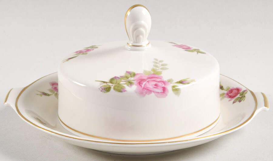 2825 (Aida, Cream) Round Covered Butter by Rosenthal - Continental-1