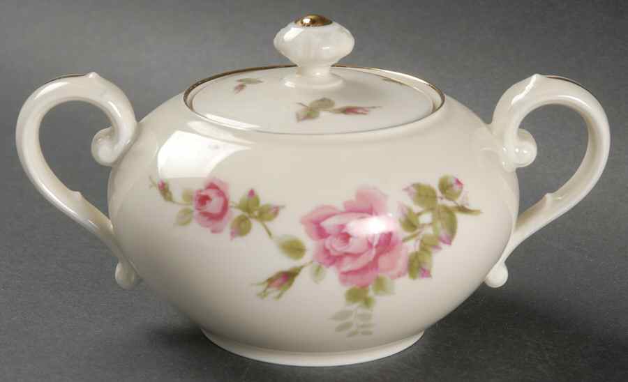 2825 (Aida, Cream) Sugar Bowl & Lid by Rosenthal - Continental-1