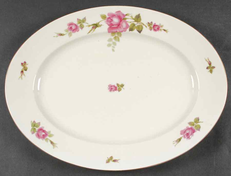 2825 (Aida, Cream) 15" Oval Serving Platter by Rosenthal - Continental-1