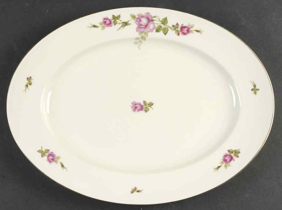 2825 (Aida, Cream) 13" Oval Serving Platter by Rosenthal - Continental-1