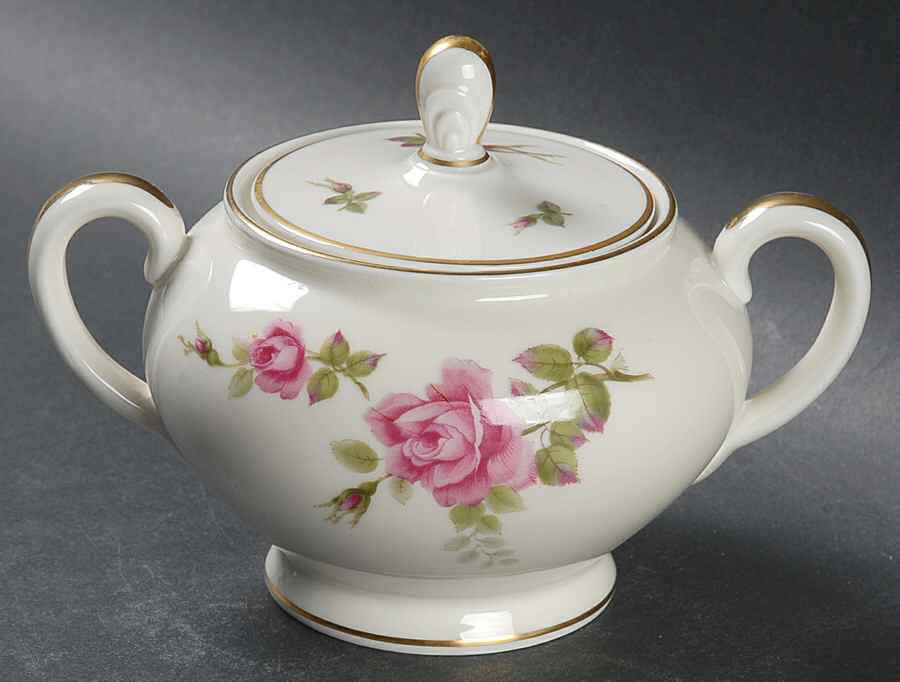 2825 (Aida, Cream) Sugar Bowl & Lid by Rosenthal - Continental-1