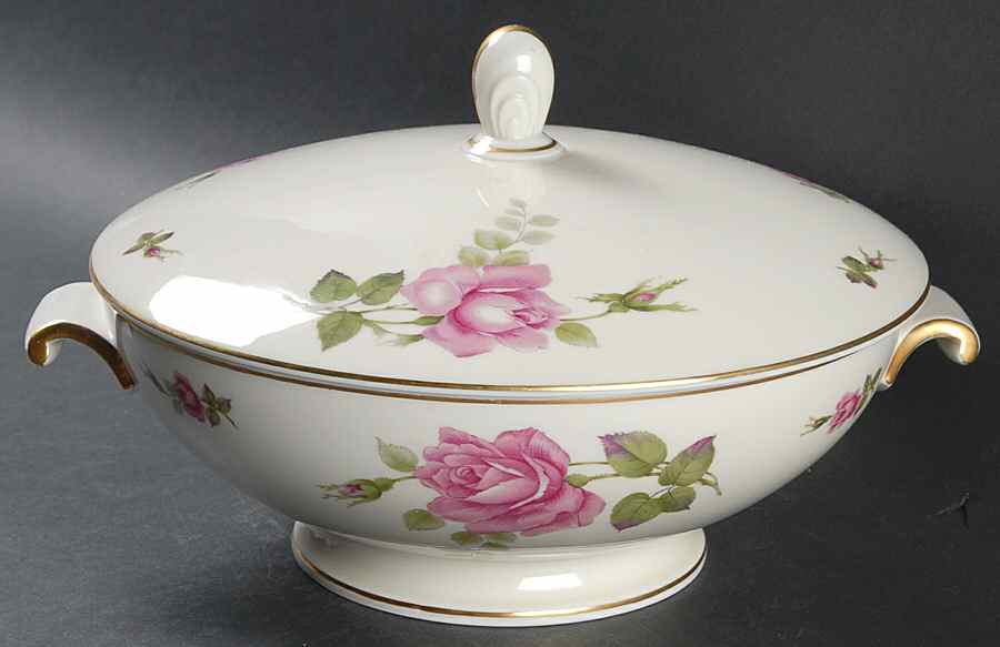 2825 (Aida, Cream) Round Covered Vegetable by Rosenthal - Continental-1