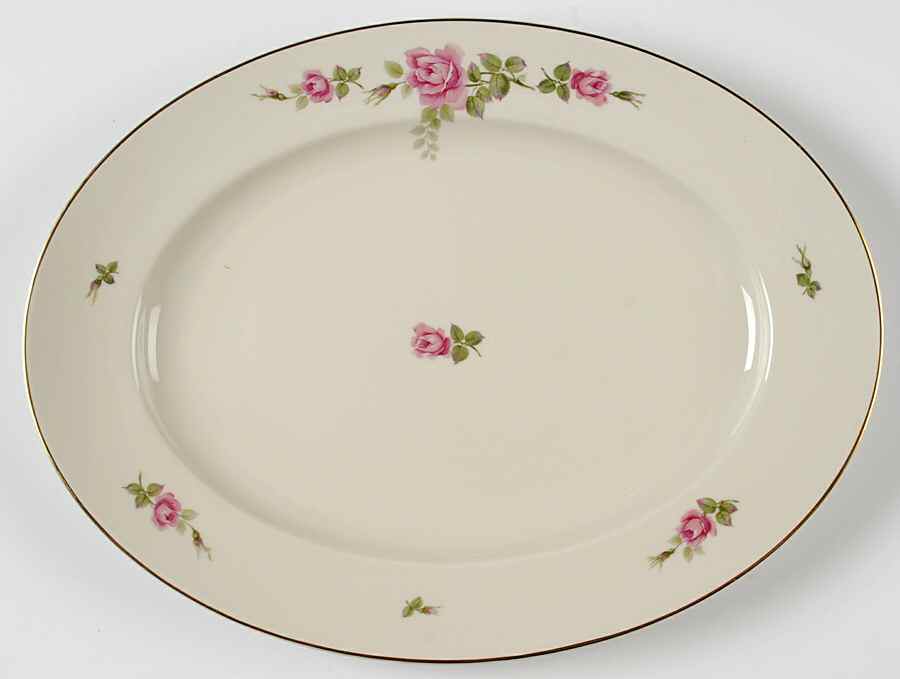 2825 (Aida, Cream) 12" Oval Serving Platter by Rosenthal - Continental-1