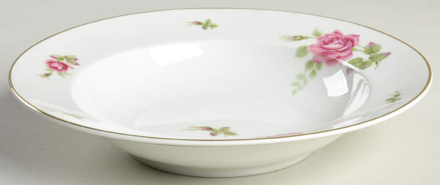 2825 (Aida, White) Rim Soup Bowl by Rosenthal - Continental-1