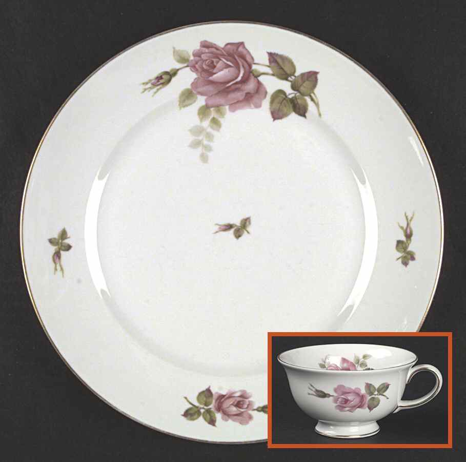 2825 (Aida, White) Salad Plate by Rosenthal - Continental-1