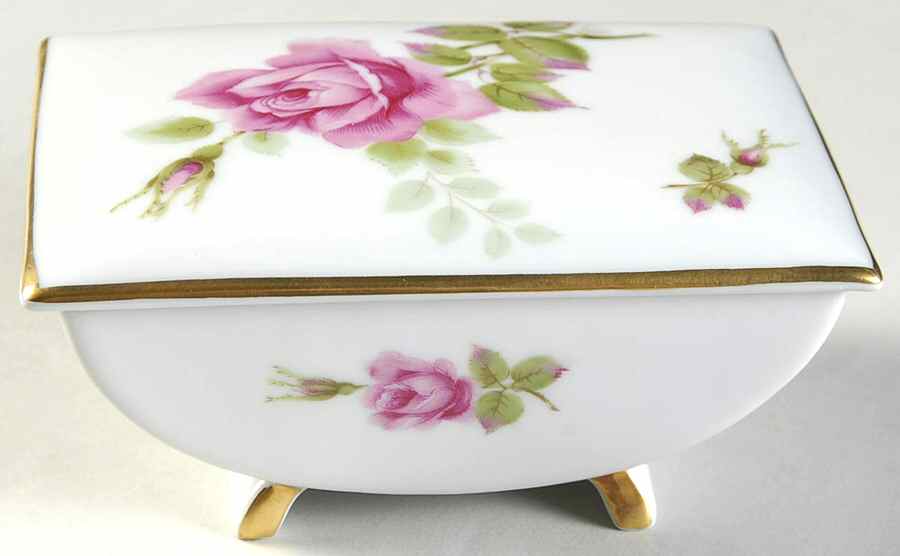 2825 (Aida, White) Cigarette Box & Lid by Rosenthal - Continental-1