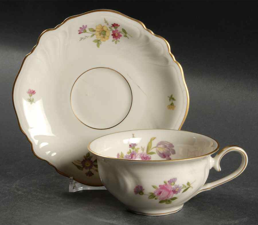 2922 (Viktoria) Flat Cup & Saucer Set by Rosenthal - Continental-1