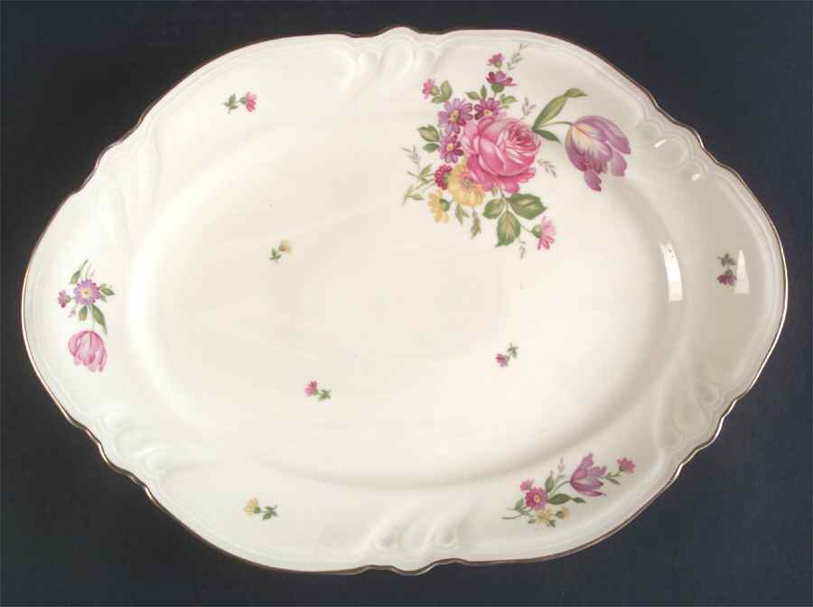2922 (Viktoria) 14" Oval Serving Platter by Rosenthal - Continental-1