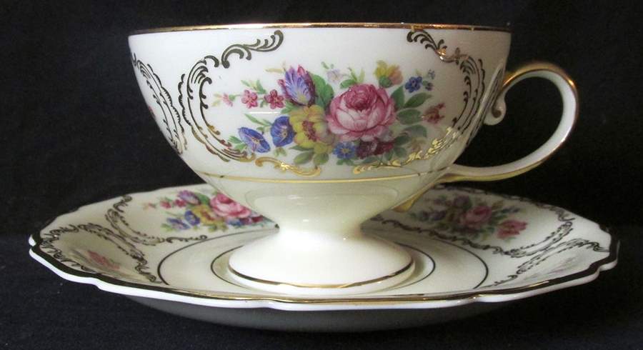 2924 Footed Cup & Saucer Set by Rosenthal - Continental-1