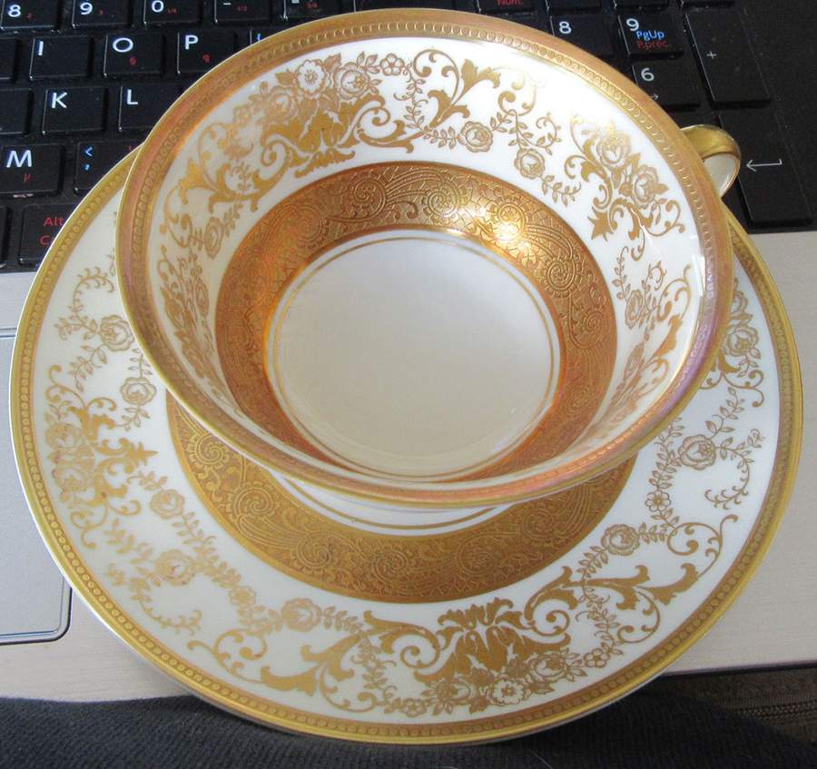 3029 (Aida) Footed Cup & Saucer Set by Rosenthal - Continental-1