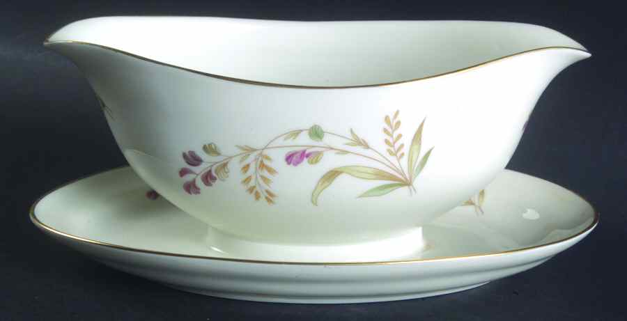 3156 Gravy Boat with Attached Underplate by Rosenthal - Continental-1