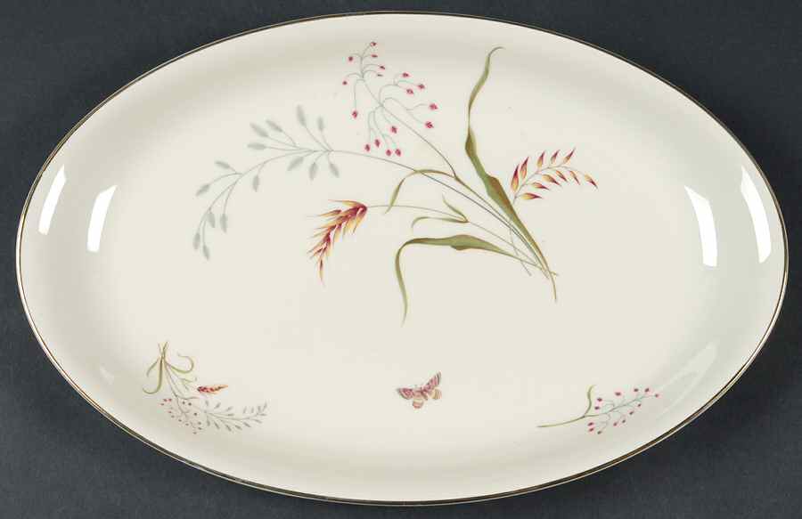 3162 (Aida, Cream) 13" Oval Serving Platter by Rosenthal - Continental-1