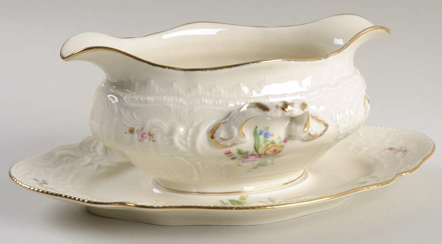 3217 Gravy Boat with Attached Underplate by Rosenthal - Continental-1