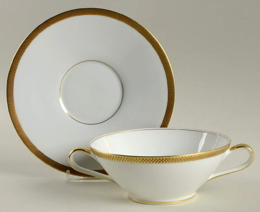3268 Flat Cream Soup Bowl & Saucer Set by Rosenthal - Continental-1