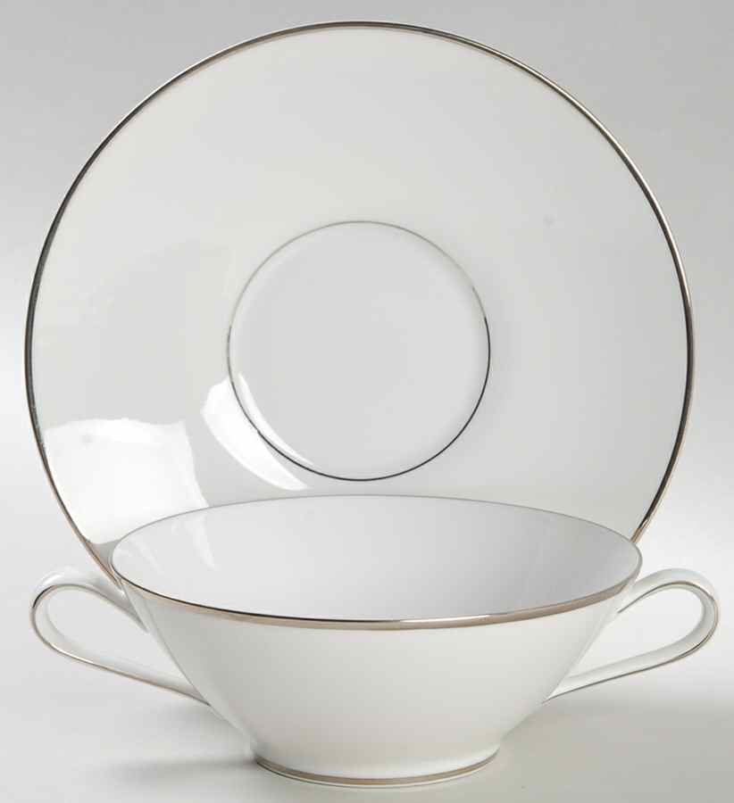 3302 Flat Cream Soup Bowl & Saucer Set by Rosenthal - Continental-1