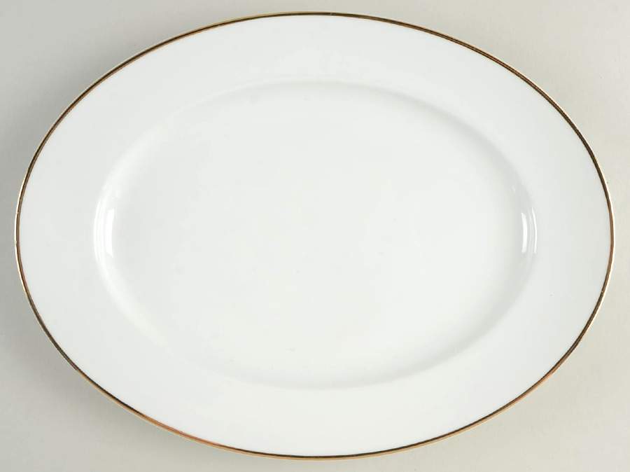 3303 (Aida, White) 12" Oval Serving Platter by Rosenthal - Continental-1