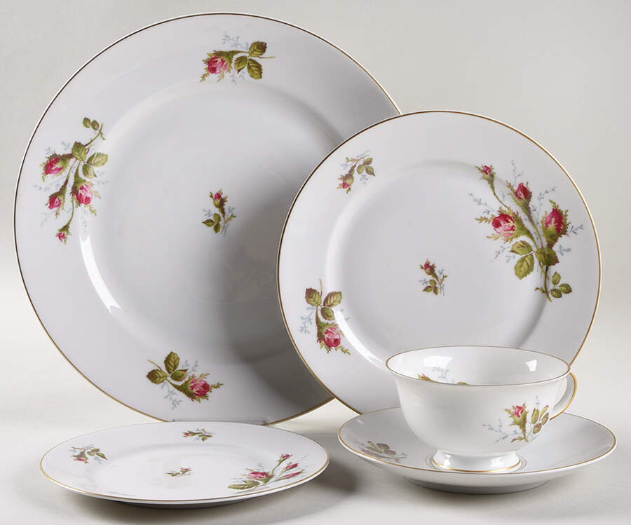 3322 (Aida, Roses) 5 Piece Place Setting by Rosenthal - Continental-1