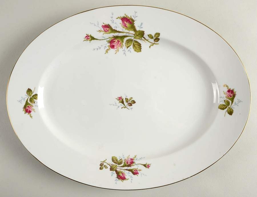 3322 (Aida, Roses) 14" Oval Serving Platter by Rosenthal - Continental-1