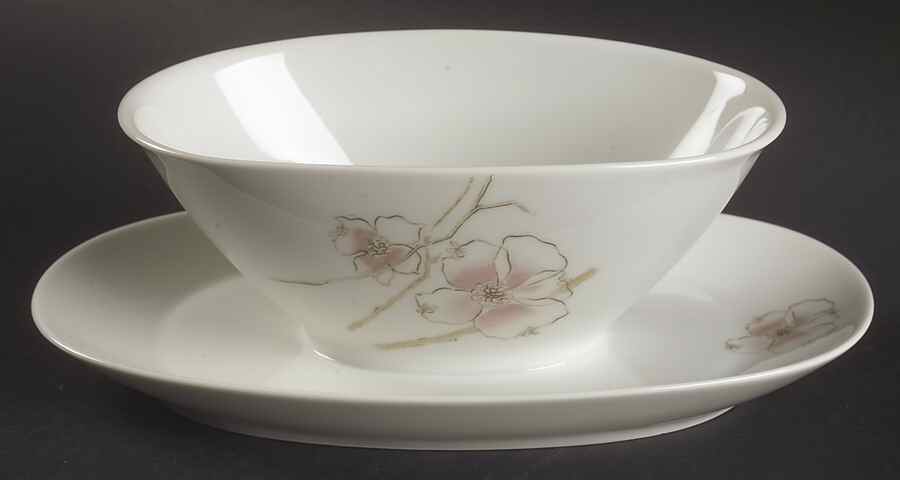 3414 Gravy Boat with Attached Underplate by Rosenthal - Continental-1