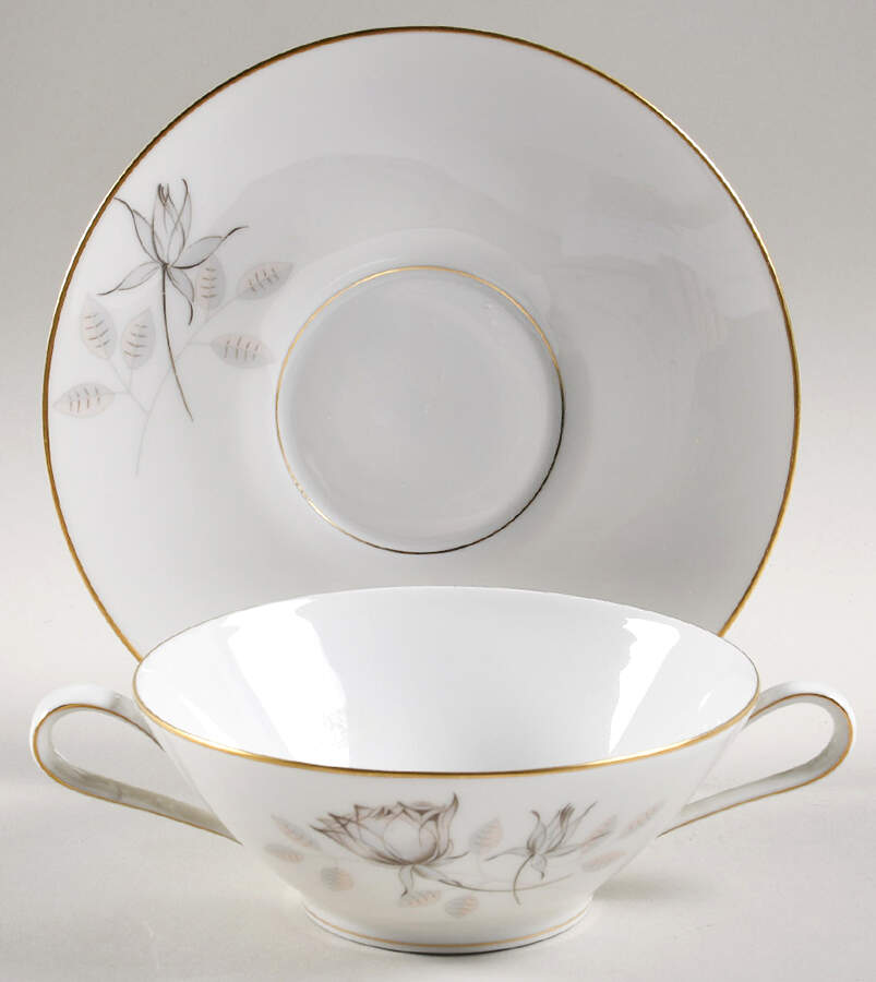 3434 Flat Cream Soup Bowl & Saucer Set by Rosenthal - Continental-1