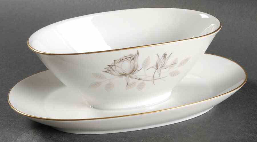 3434 Gravy Boat with Attached Underplate by Rosenthal - Continental-1