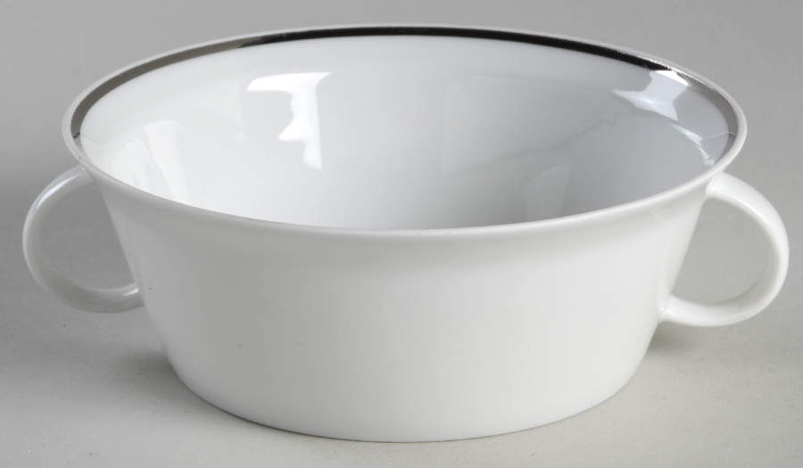 3455 (No Color) Flat Cream Soup Bowl by Rosenthal - Continental-1