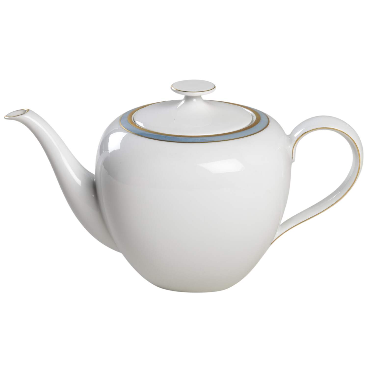 Gala Blue (Fortuna Shape) Teapot & Lid by Rosenthal - Continental-1