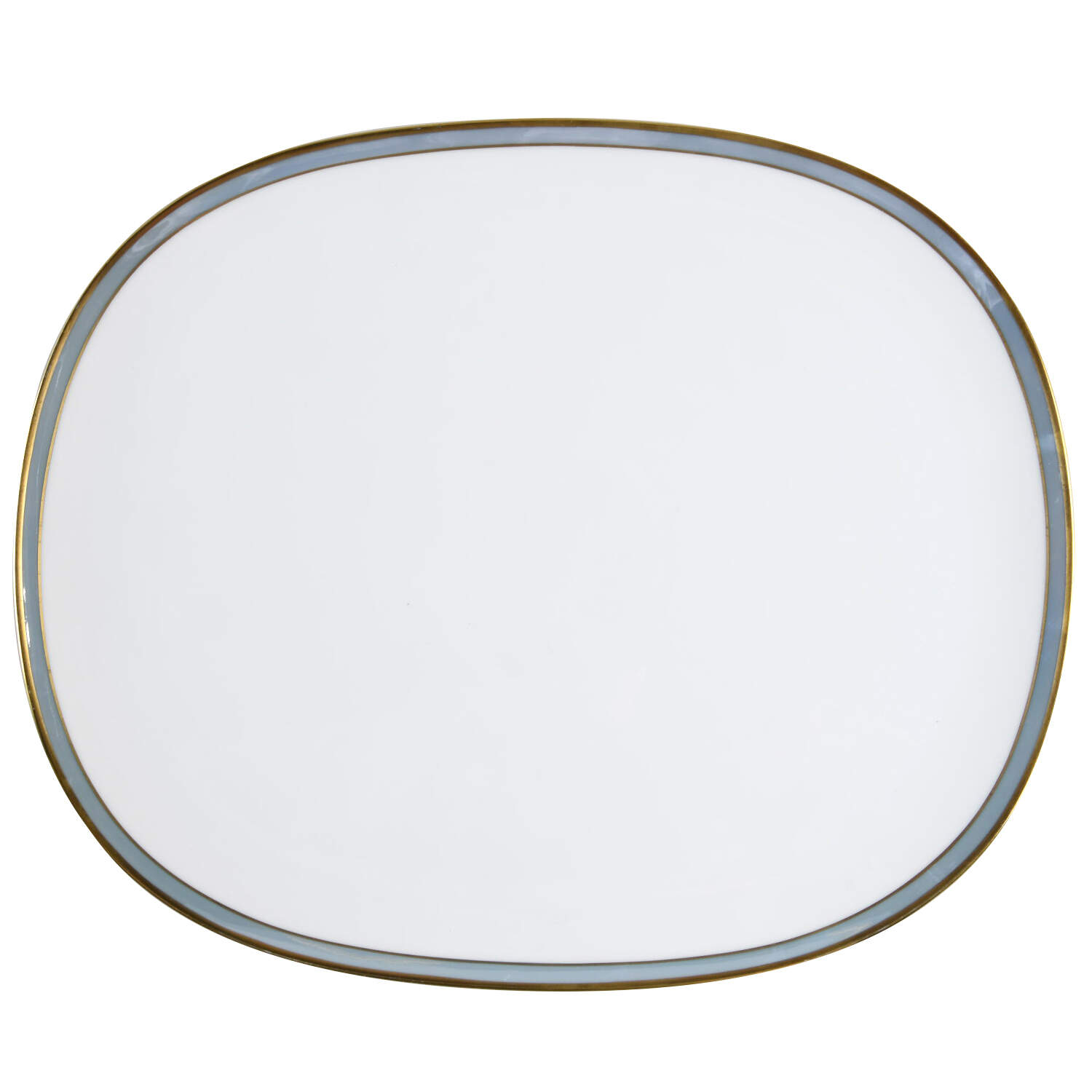 Gala Blue (Fortuna Shape) 14" Oval Serving Platter by Rosenthal - Continental-1