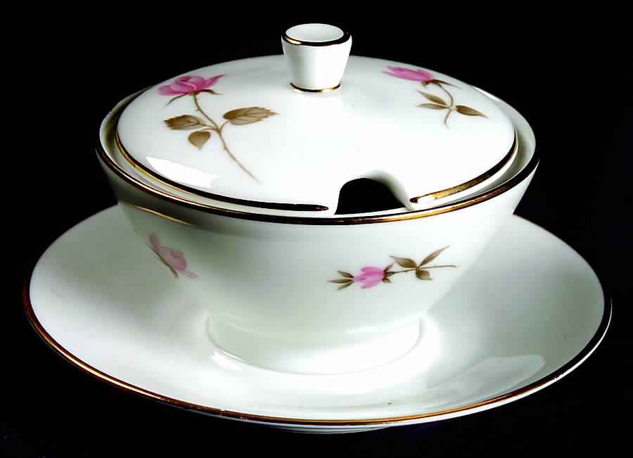 3462 Mustard with Lid & Attached Underplate by Rosenthal - Continental-1