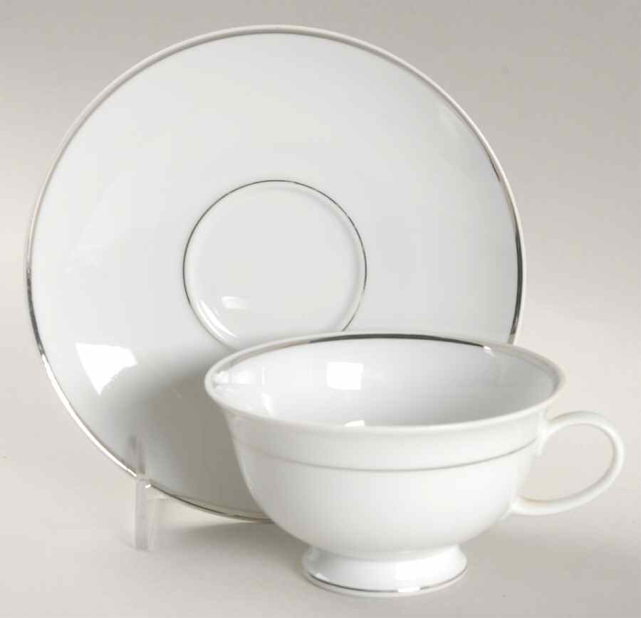 3471 (White Background) Footed Cup & Saucer Set by Rosenthal - Continental-1